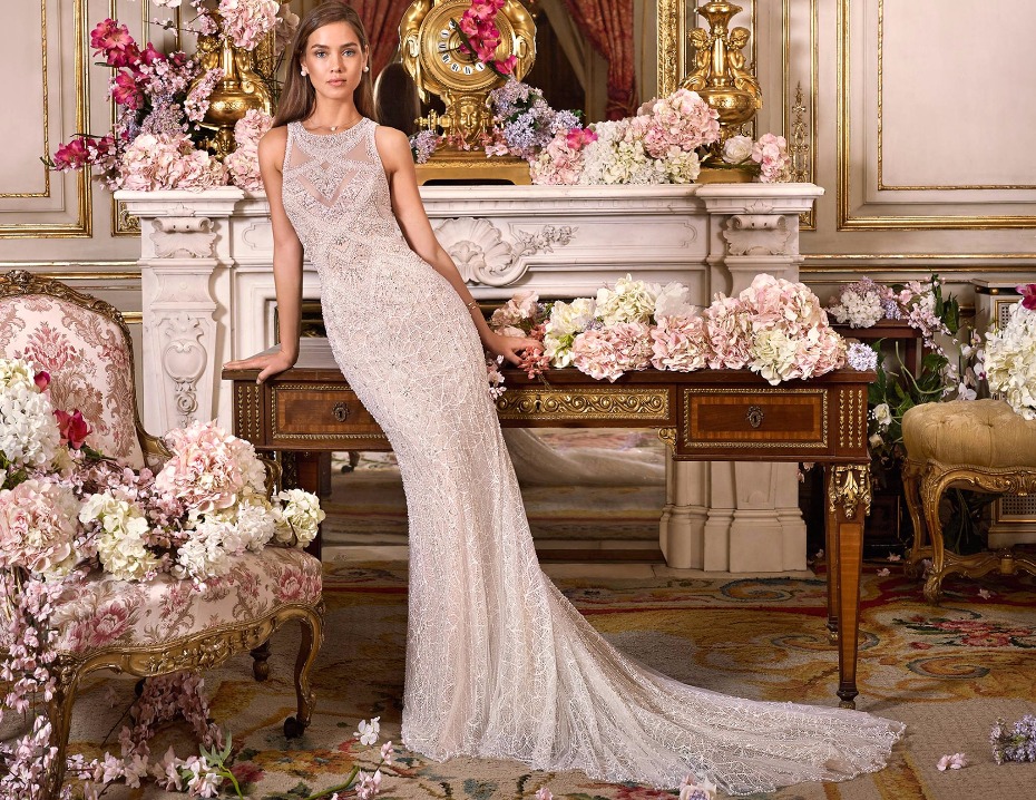 Glamorous wedding dresses at the San Diego Wedding Party Expo fashion show