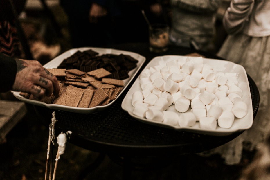 smores for your wedding reception