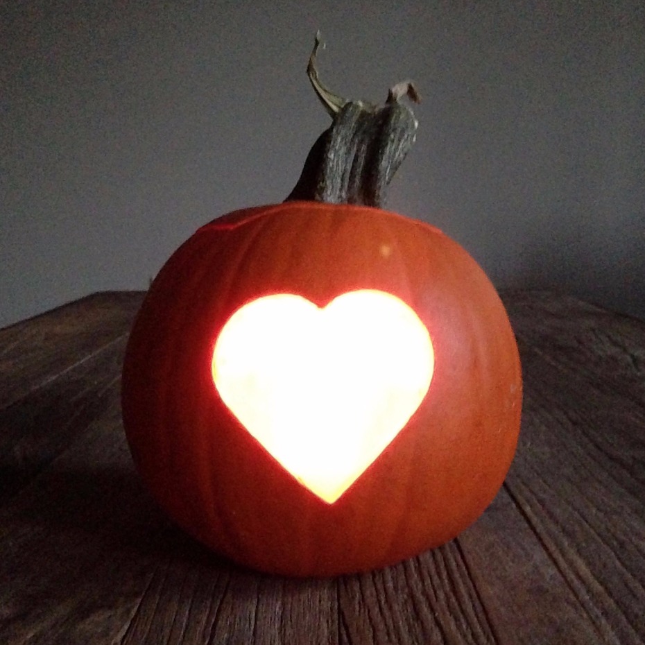 heart pumpkin