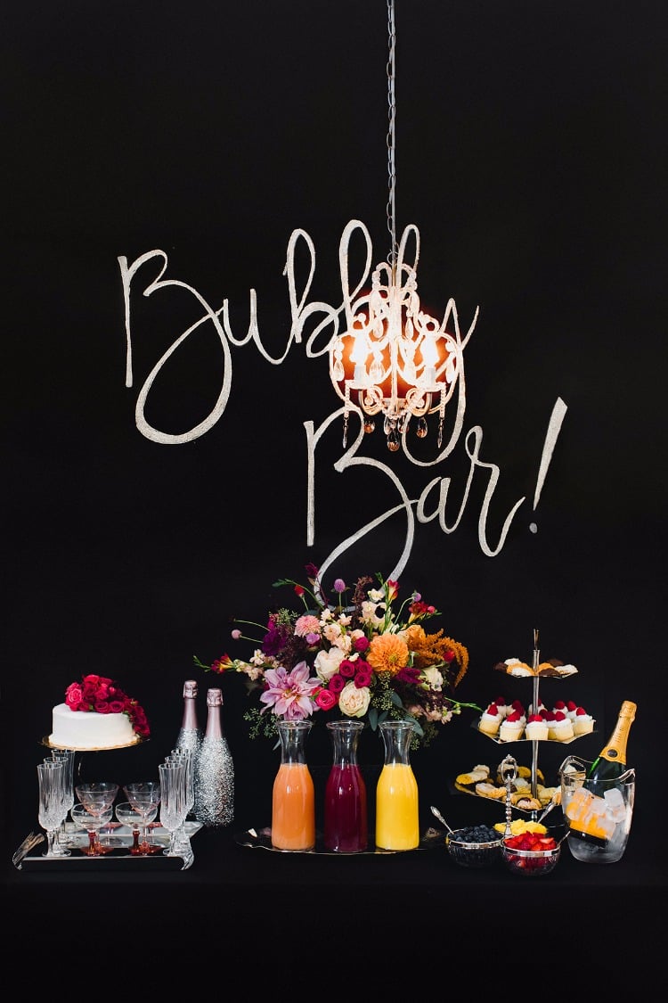 How To Set Up A Bubbly Bar With Elleffe Design