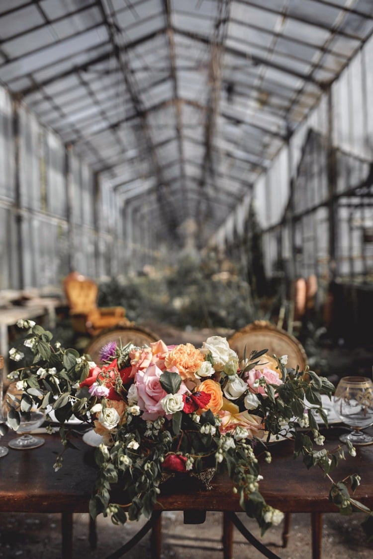 How to Turn an Old Greenhouse into a Boho Chic Wedding