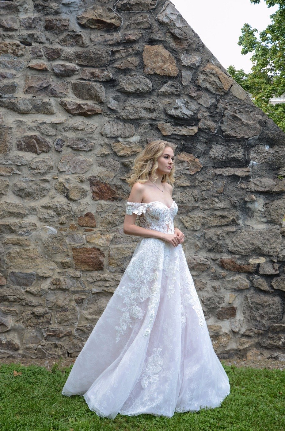 Gorgeous wedding gown from Barbara Kavchok