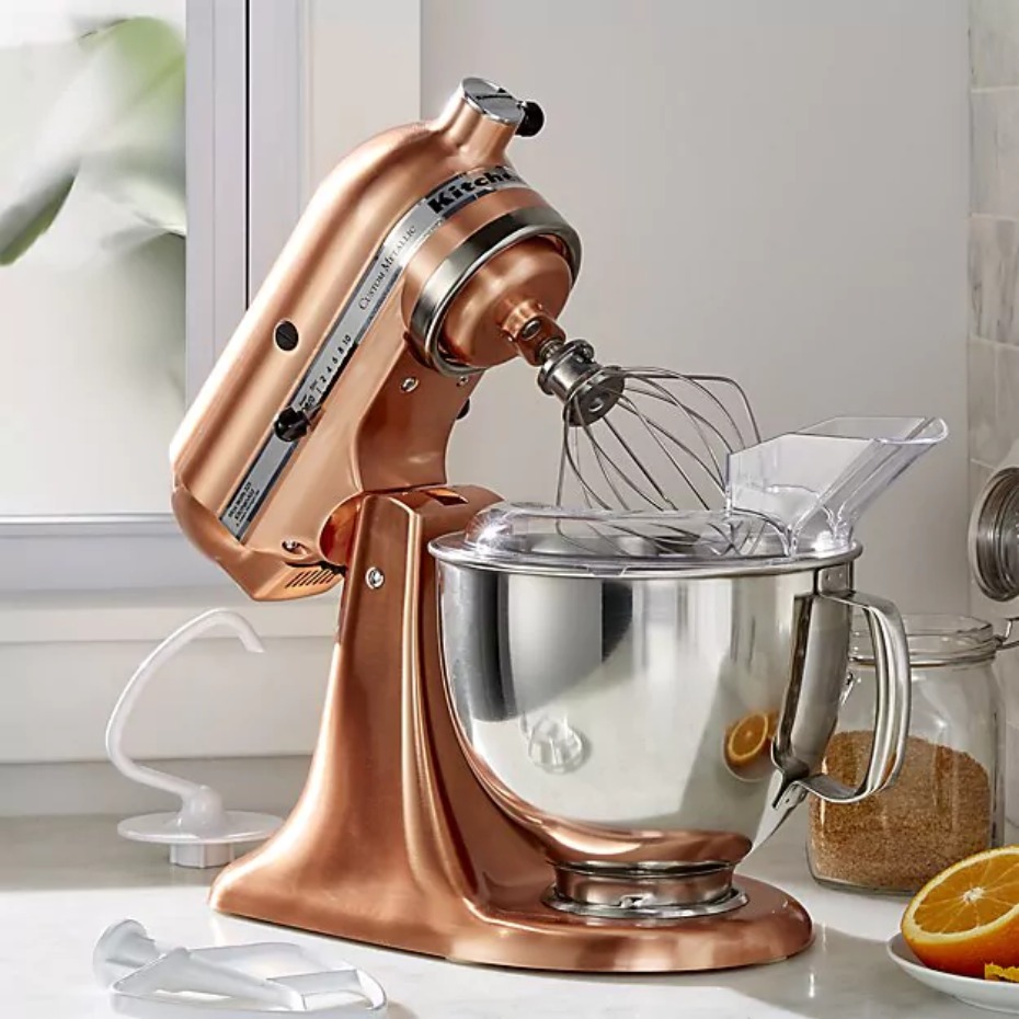 KitchenAid Â® Copper Metallic Series Stand Mixer from @crateandbarrel