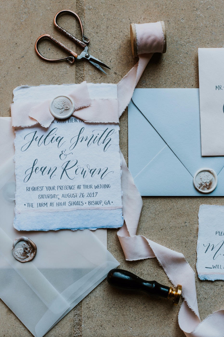 romantic wedding invitations
