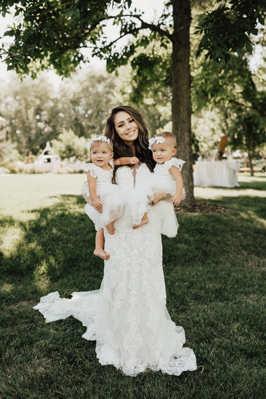 rustic chic wedding with babies