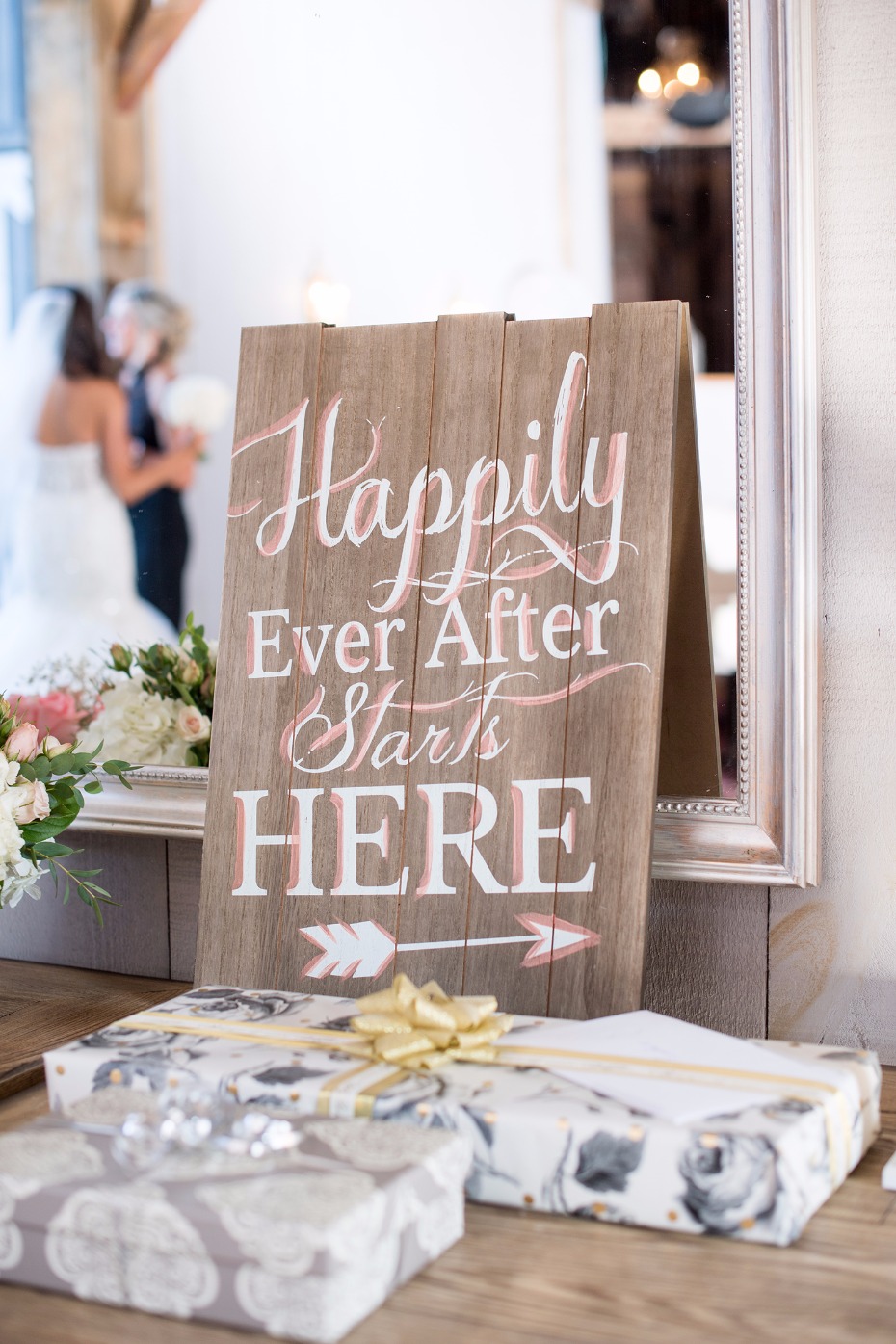 Cute wedding sign