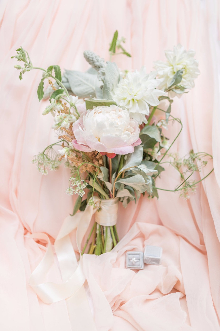 floral bouquet for a surprise proposal