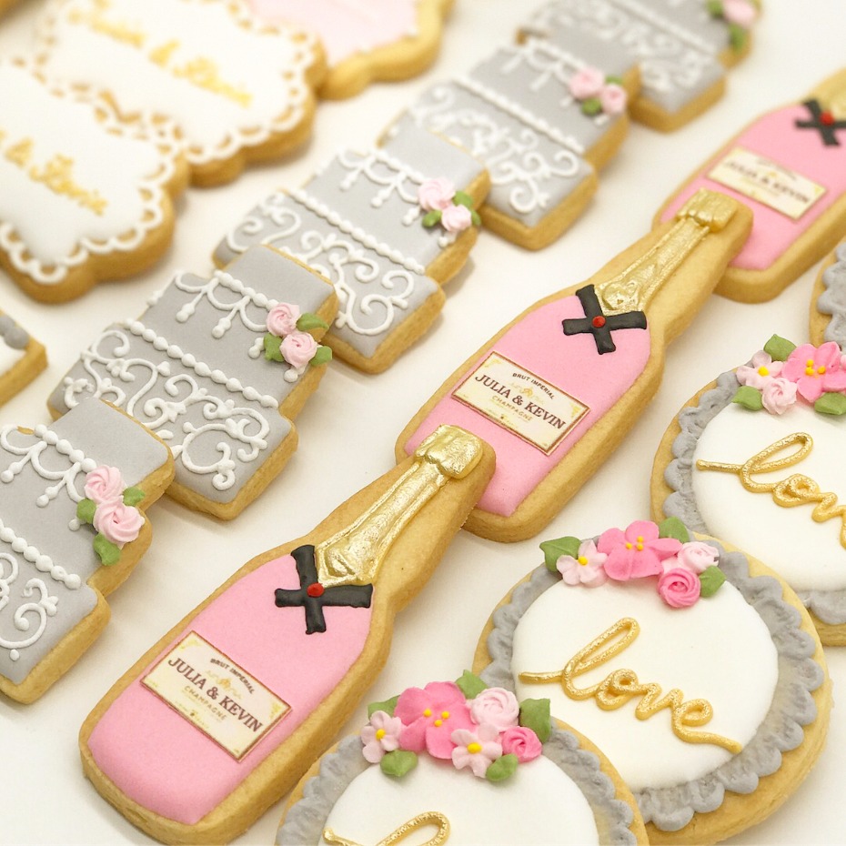 custom wedding sugar cookies