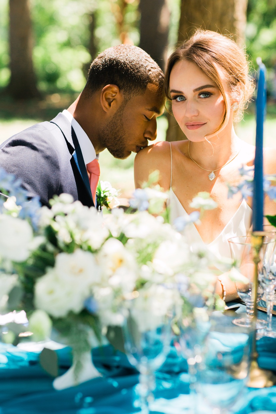 Blue and gold wedding ideas