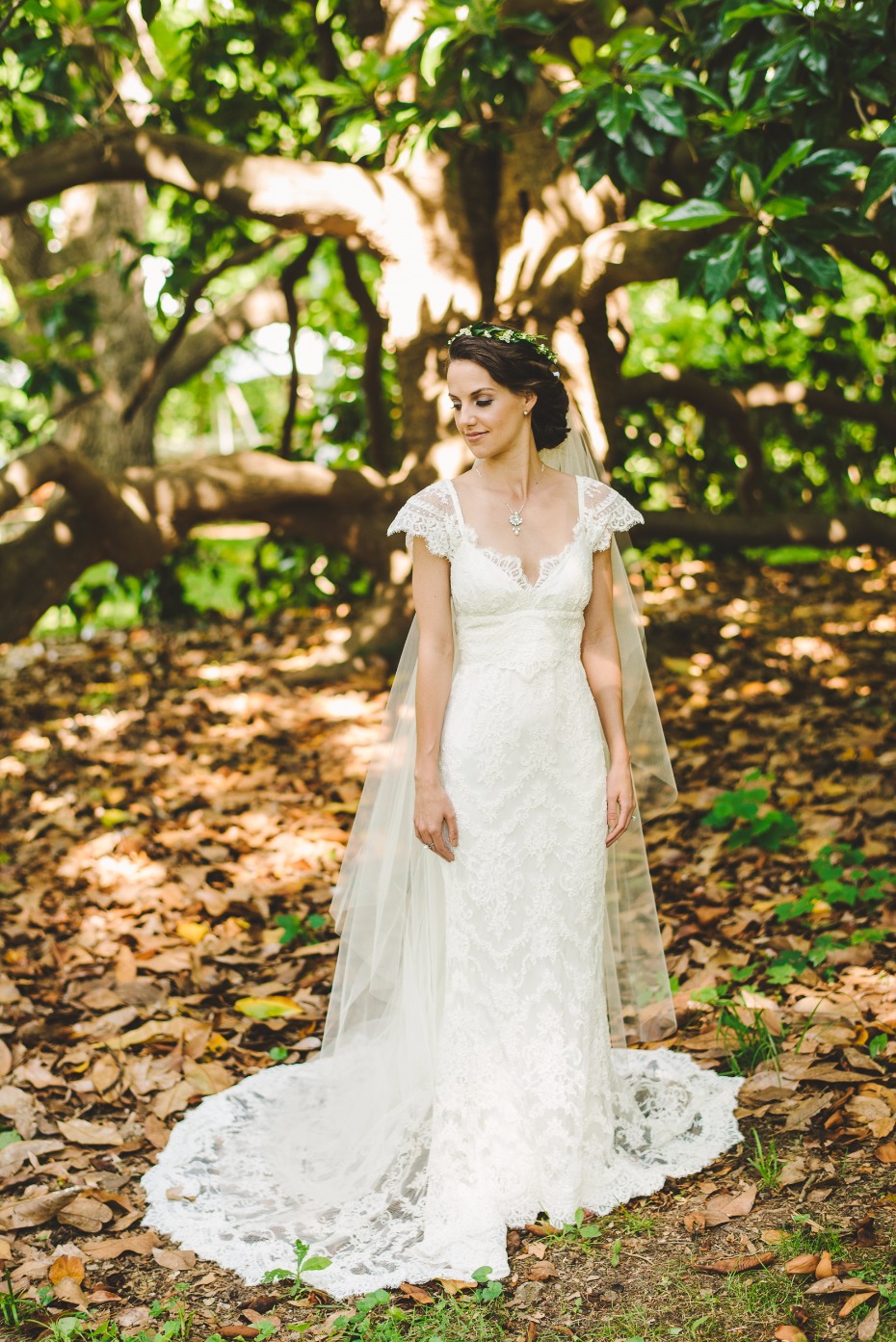 elegant wedding gown by Anna Campbell Bridal