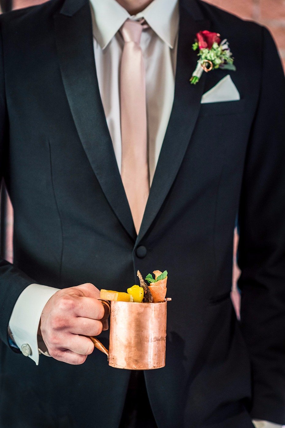 Make the citrus mule your signature wedding drink
