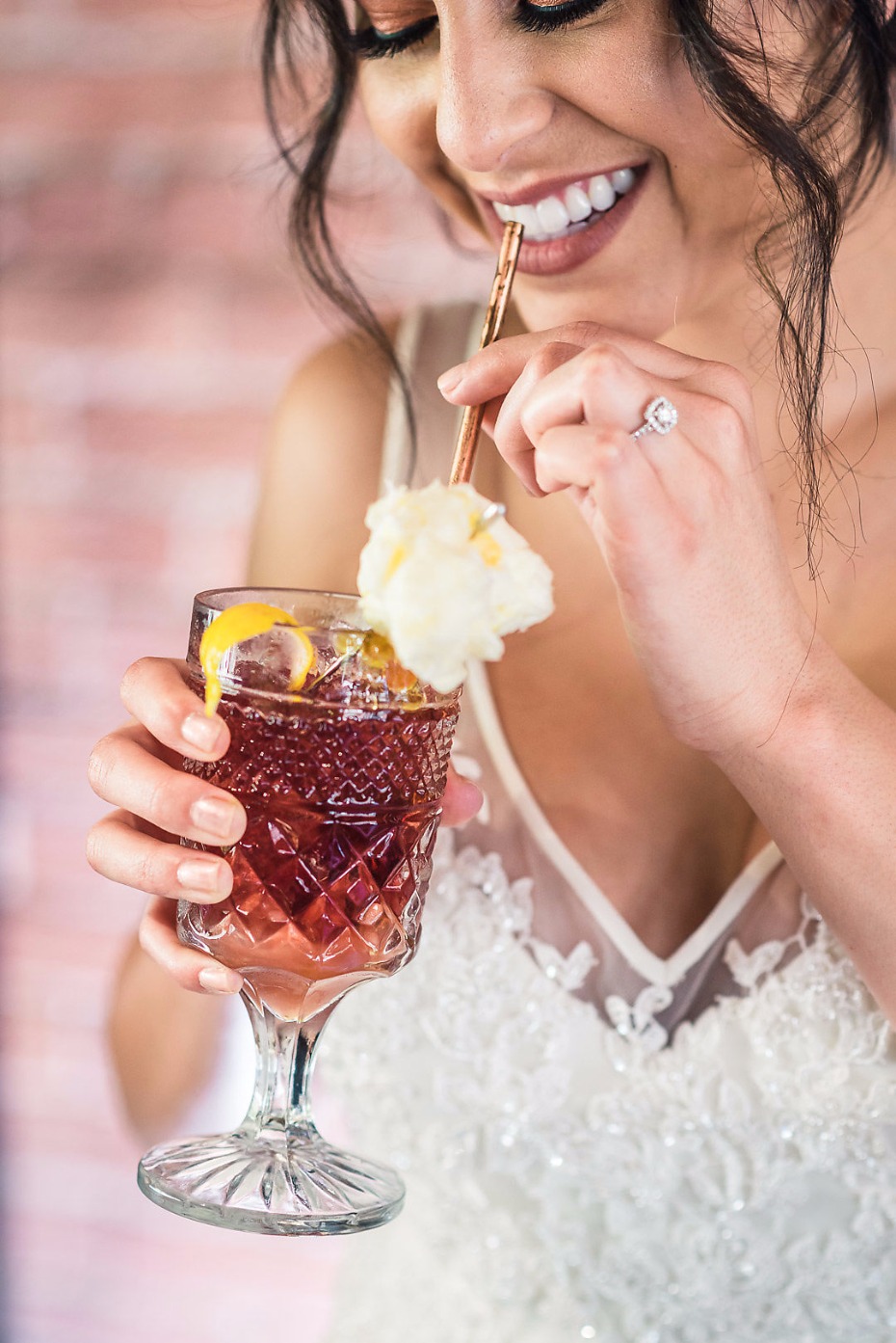 Signature cocktail for the bride