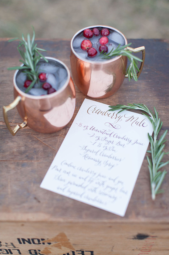 holiday cocktails @weddingchicks