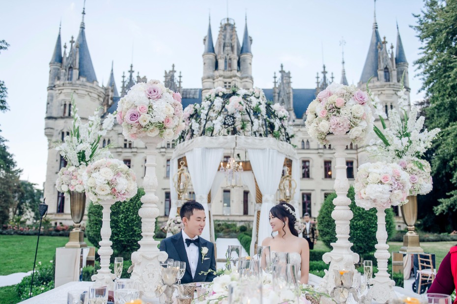 Chateau Challain fantasy princess wedding