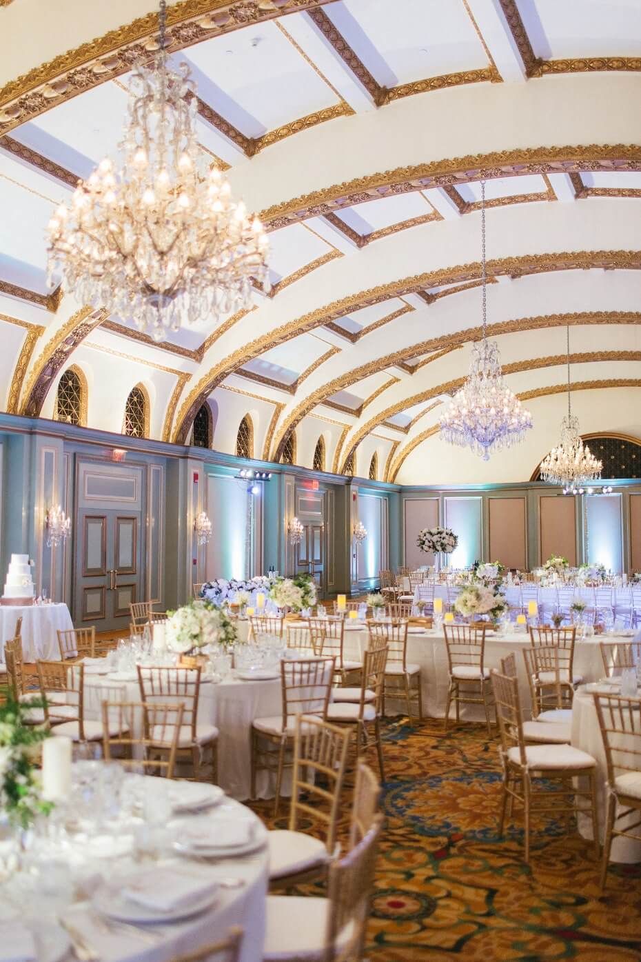 ballroom wedding reception