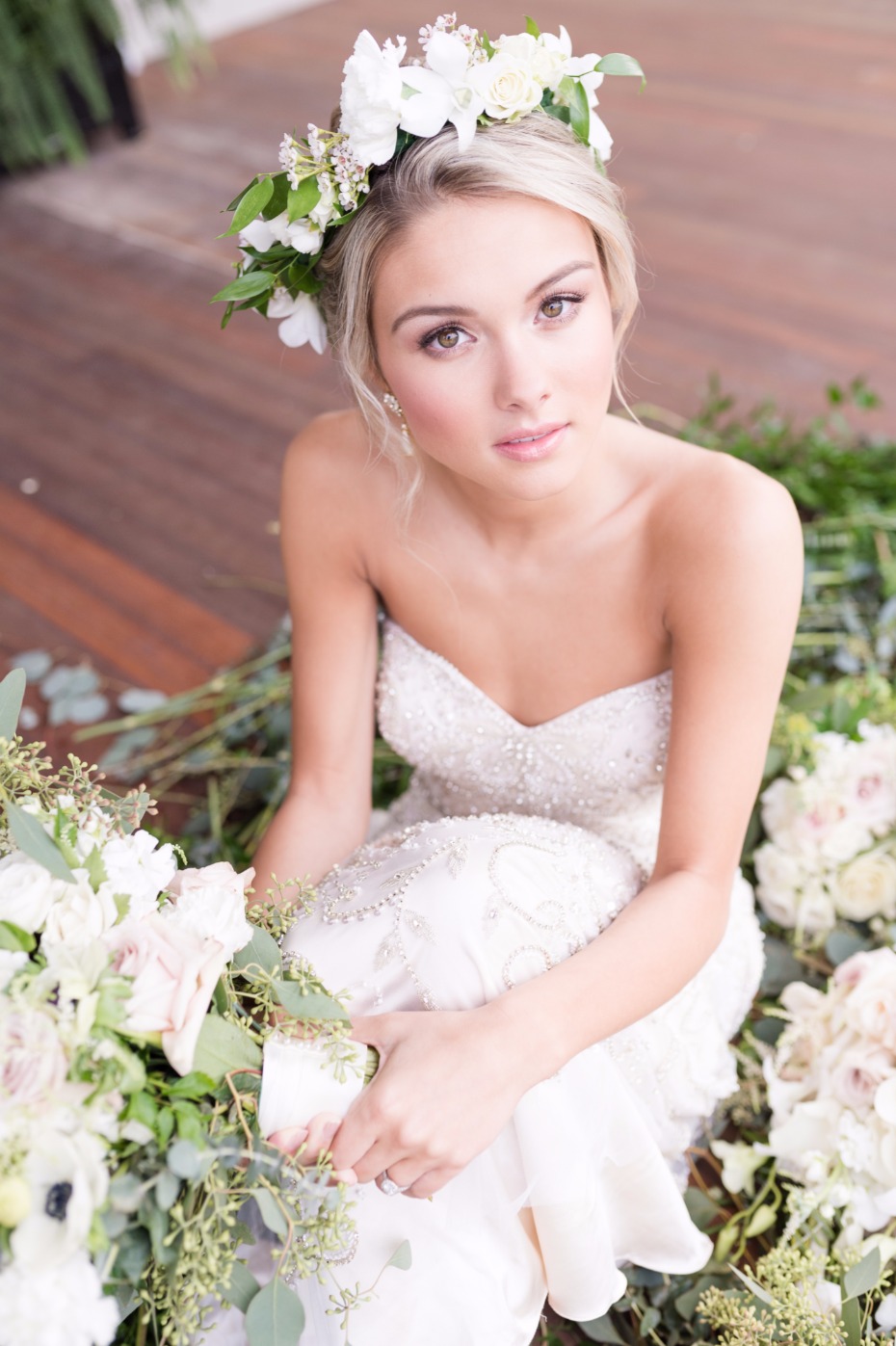 simple and sweet bridal makeup