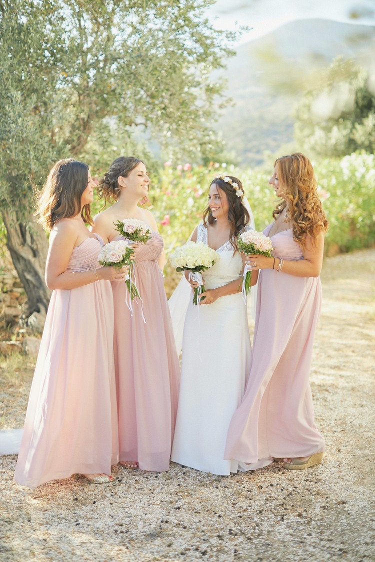 I Dream Of A Blush and White Grecian Island Wedding, Yes Please!