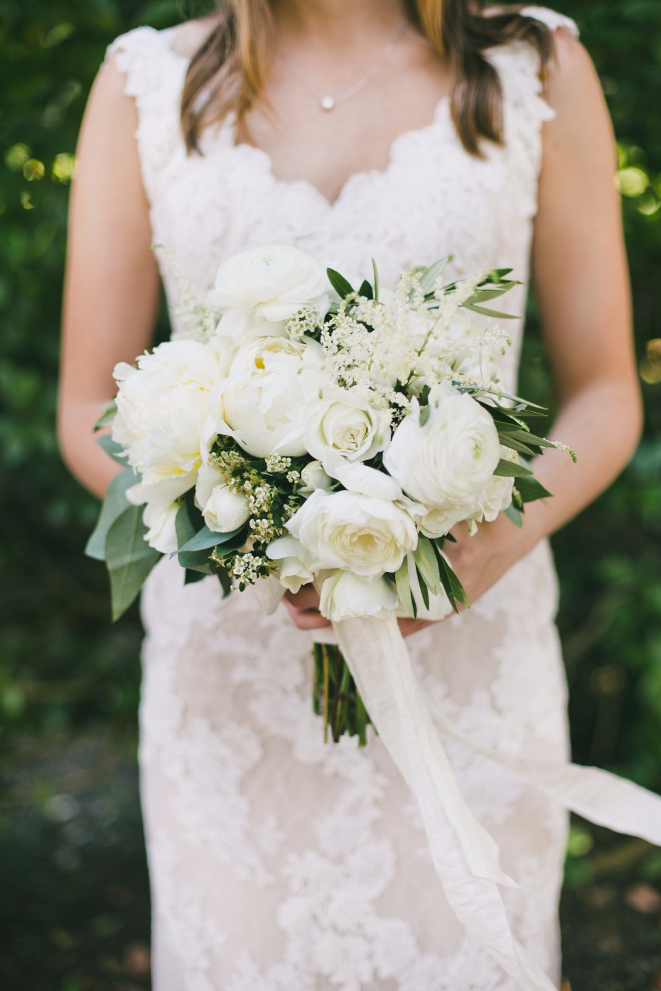 White and green bouquet