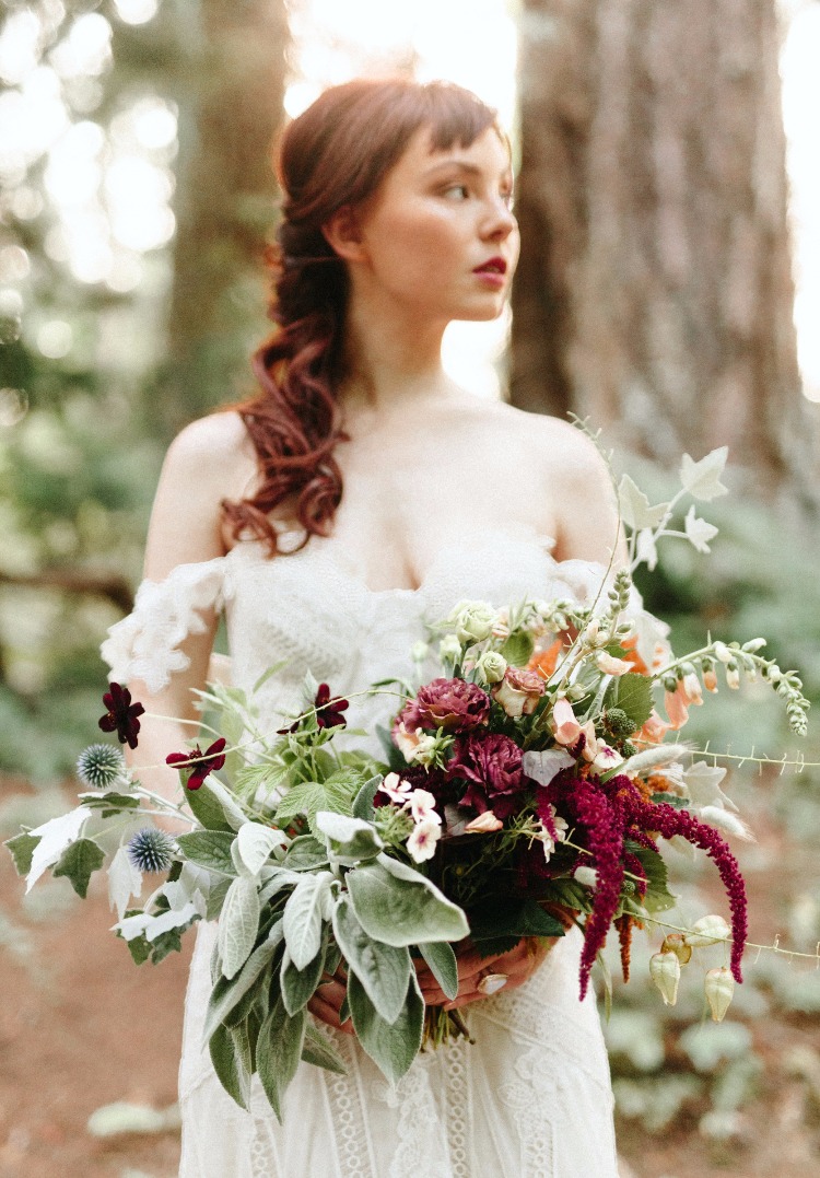 Mystical Bohemian Woodland Wedding