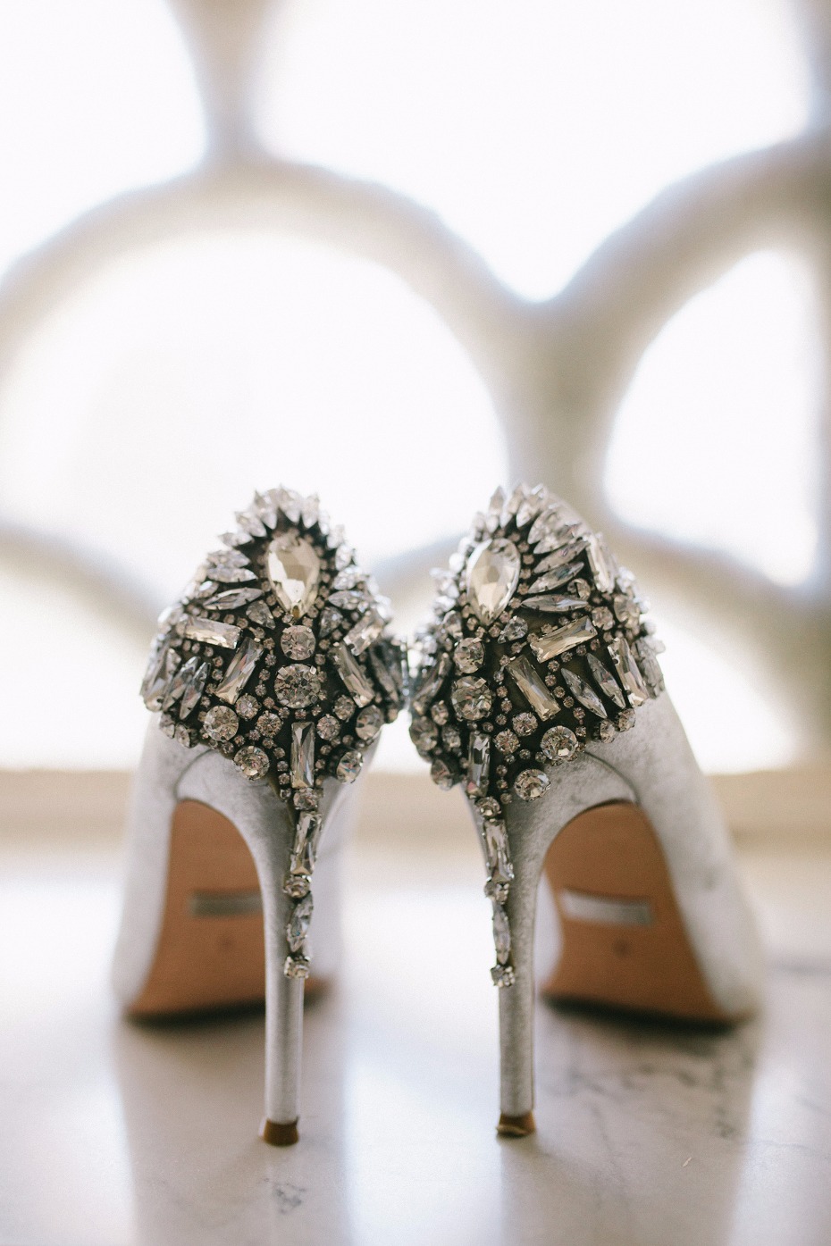 Embellished pumps for the bride-to-be