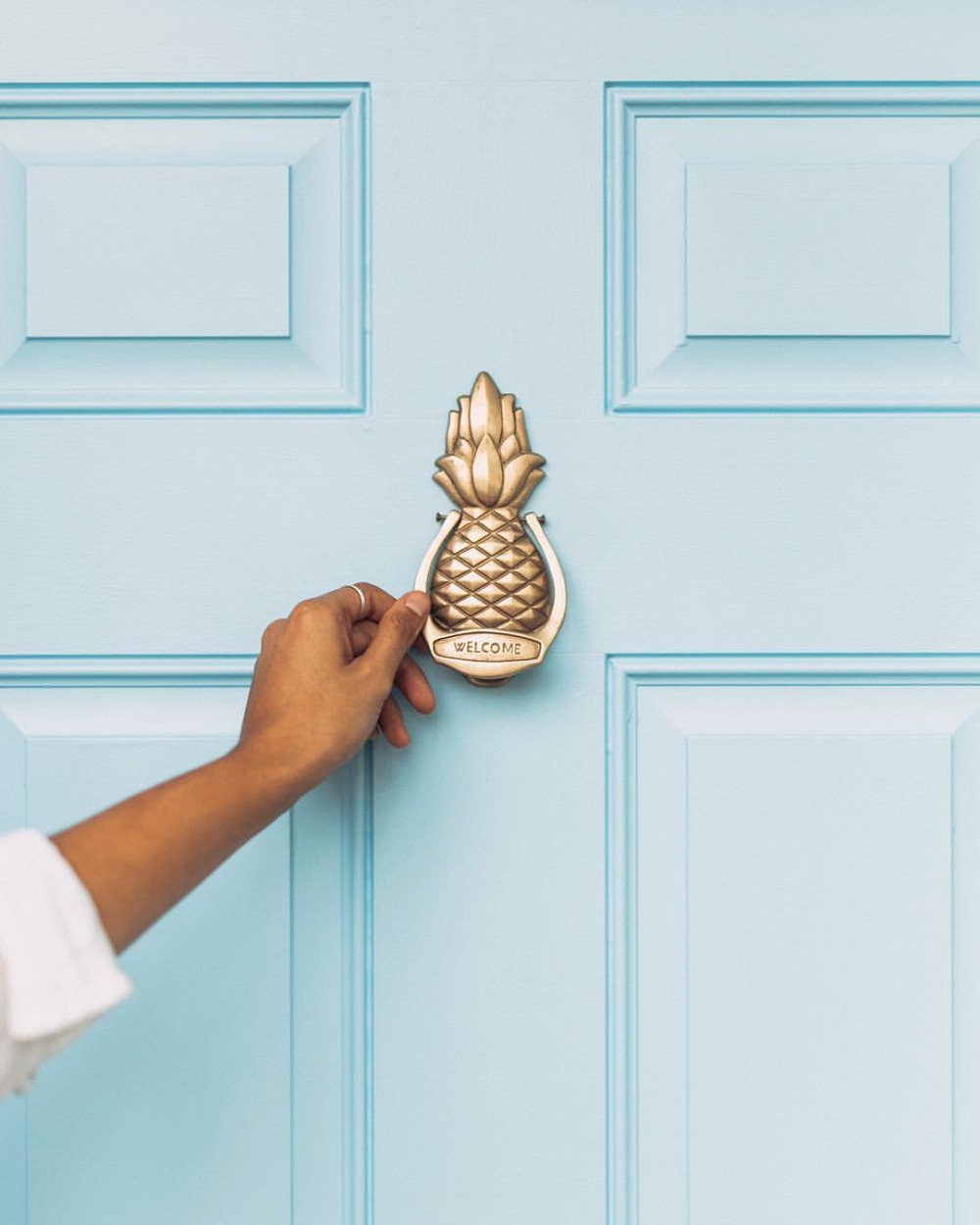 pineapple-door-knocker