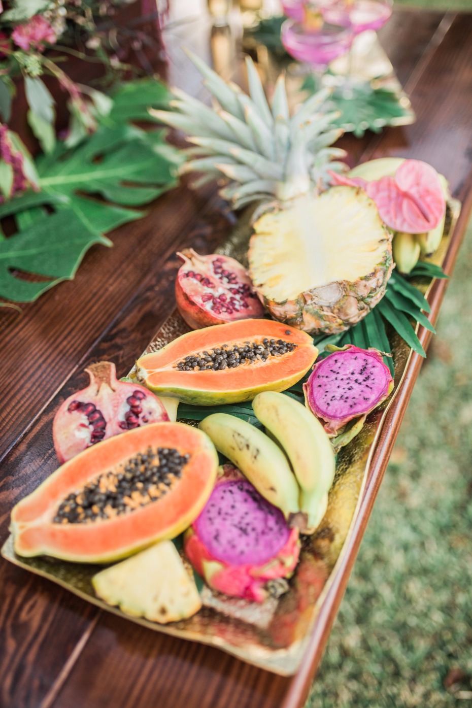 tropical fruit for your Fall Hawaii wedding