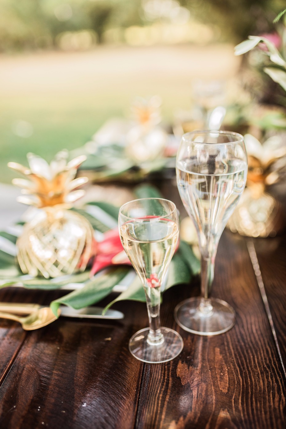wedding glasses for your wedding in hawaii