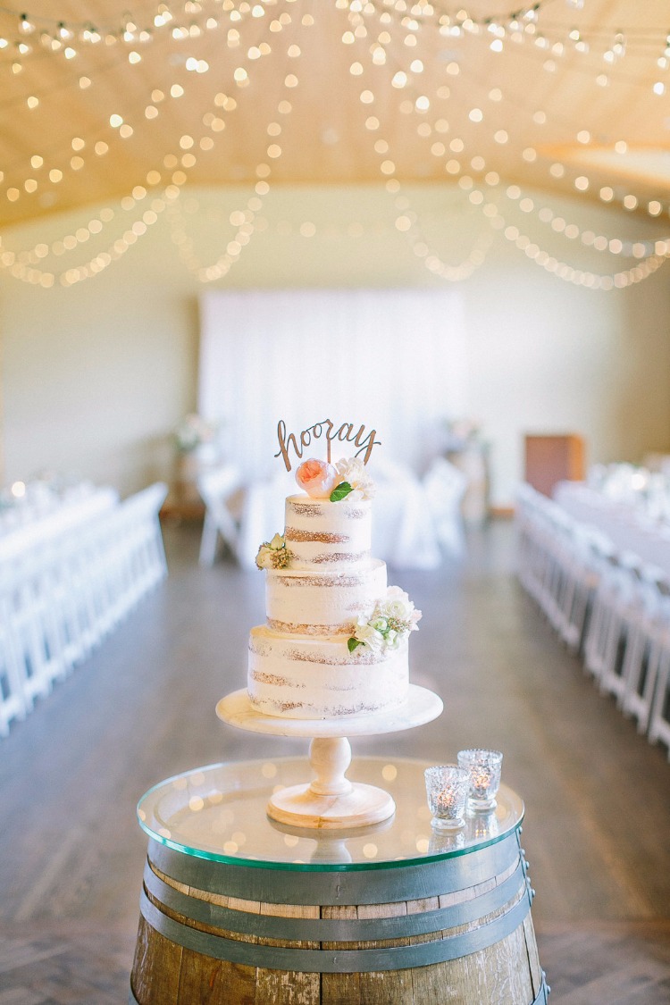 Romantic Blush and Ivory Outdoor Wedding with Mountain Views