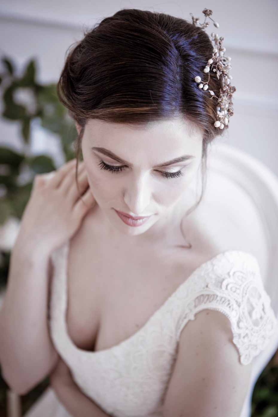 sweet and simple wedding style for your bridal look