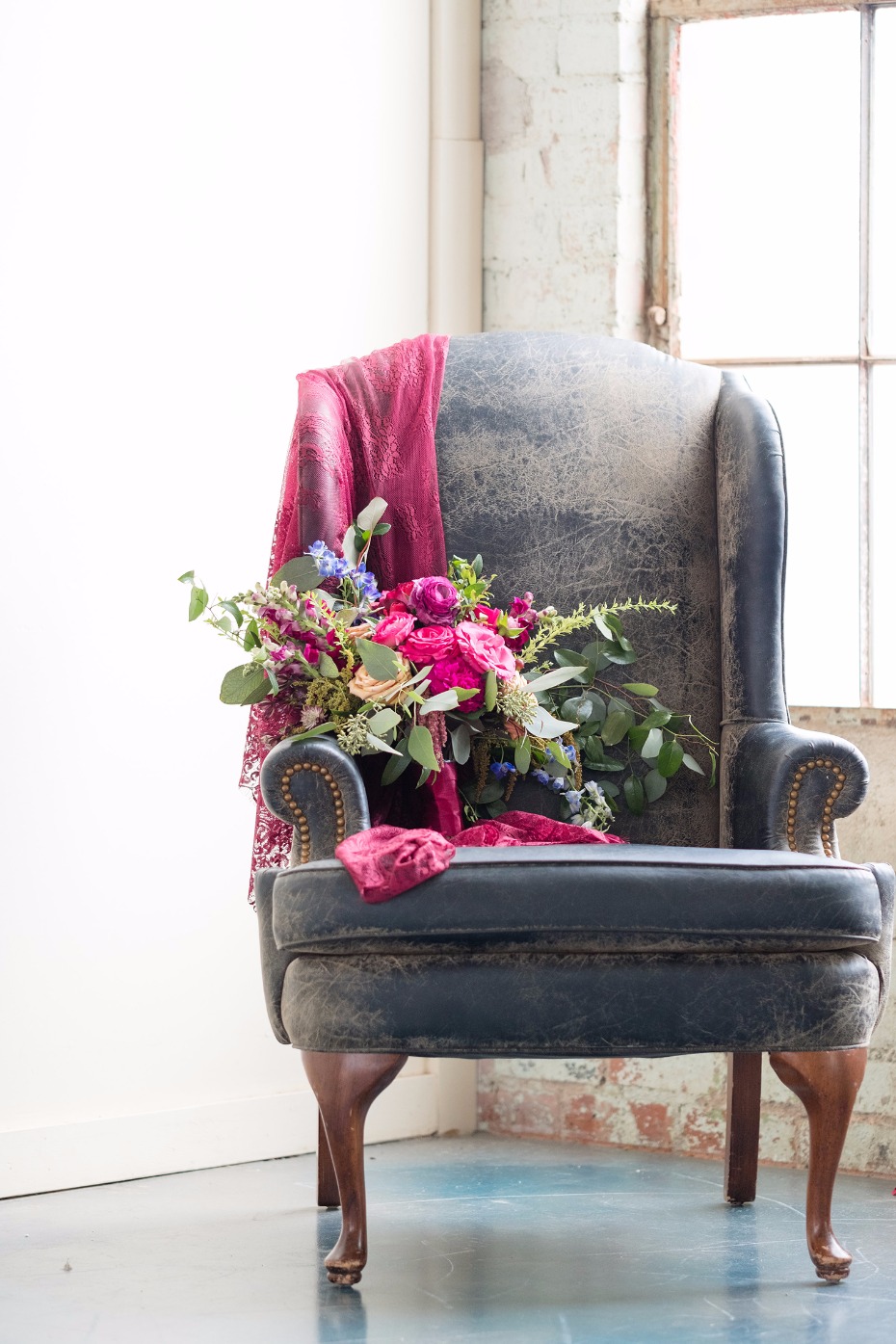 jewel tone wedding bouquet