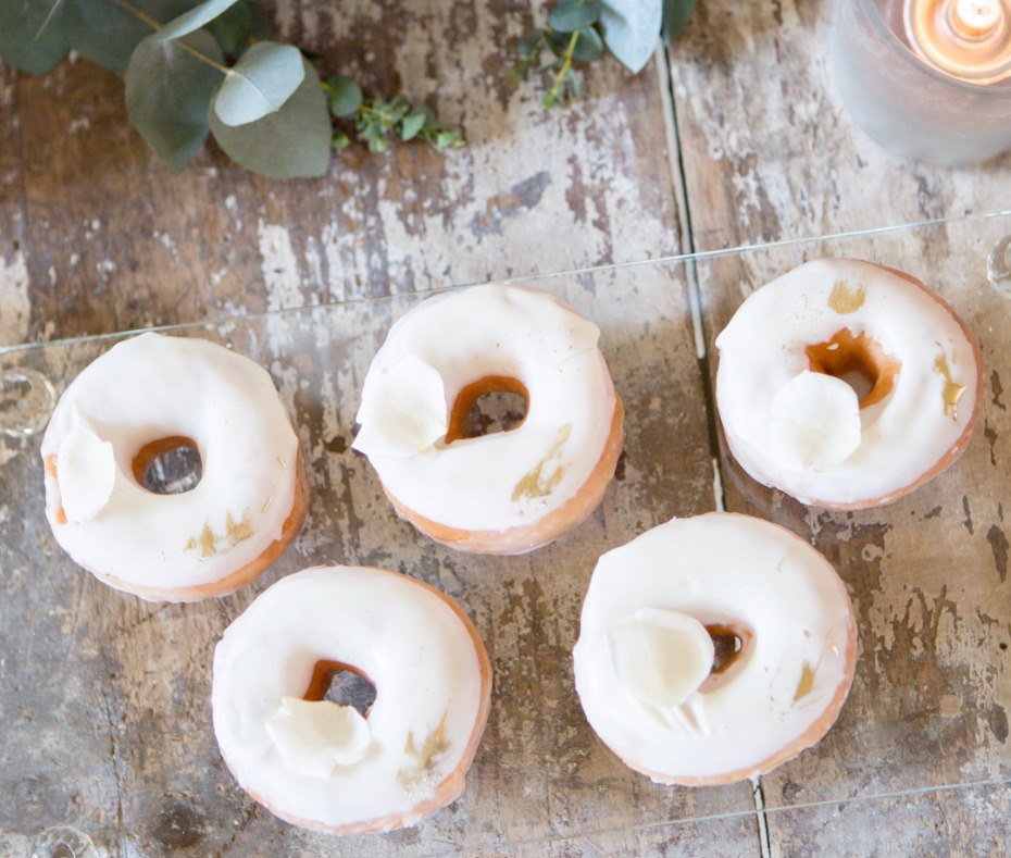 Donuts with a hint of gold