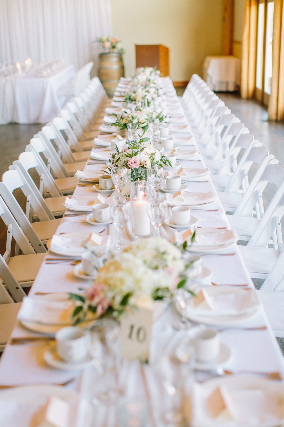 Fresh and clean tablescape