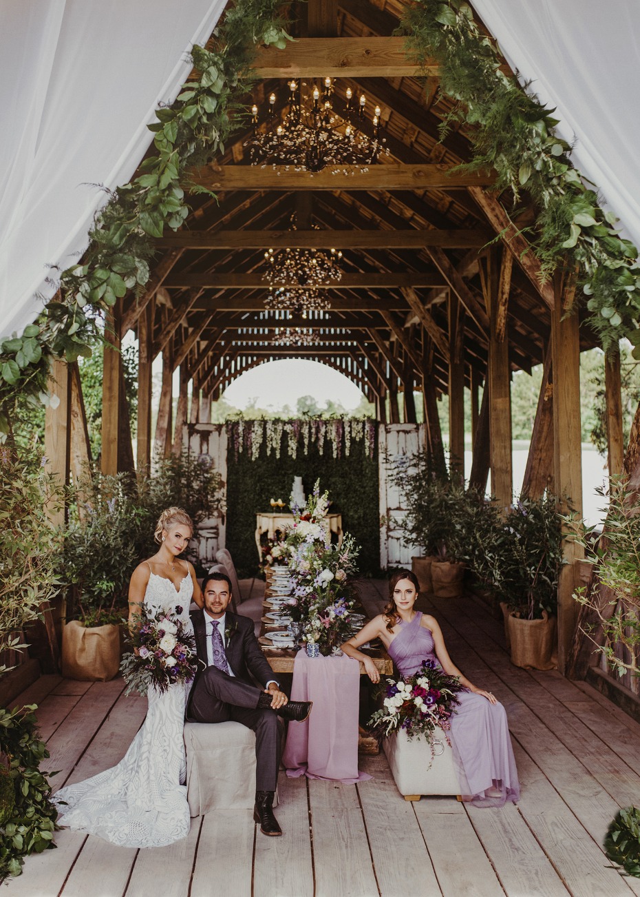 Stunning floral filled reception space