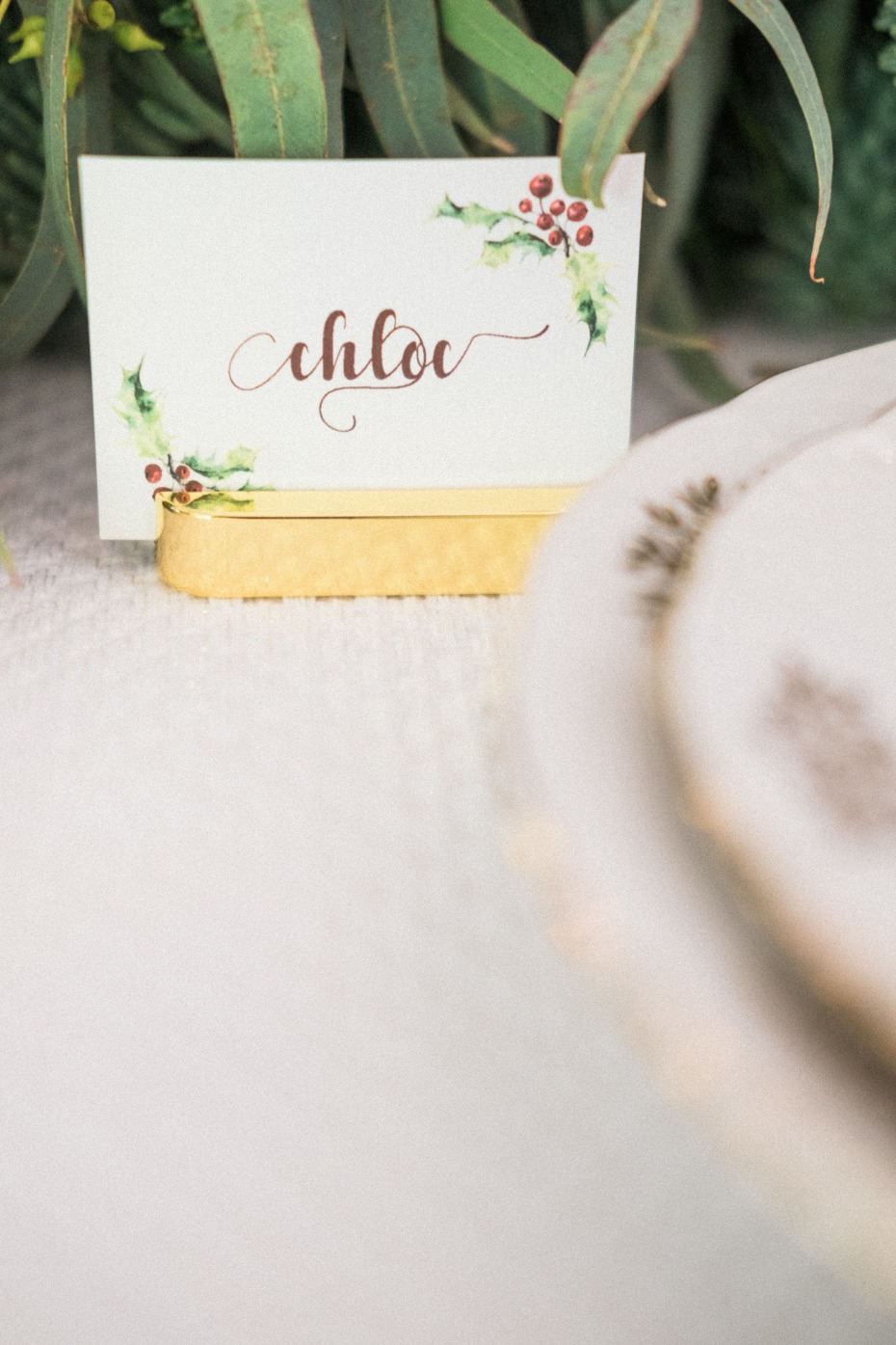 Place cards for Christmas