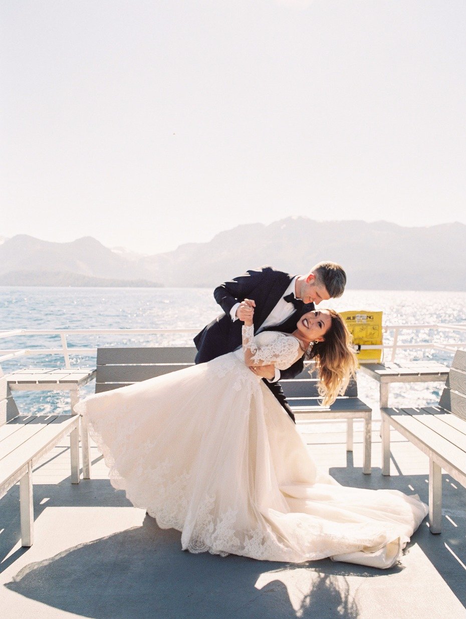 This Lake Tahoe wedding is totally cute