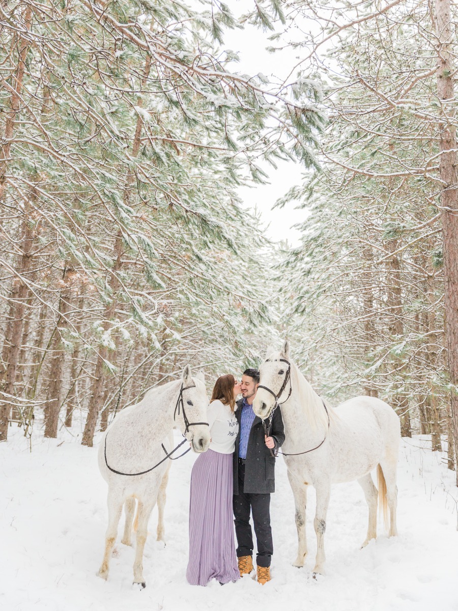 Baby It's Cold Outside, So Let's Have An Engagement Shoot!