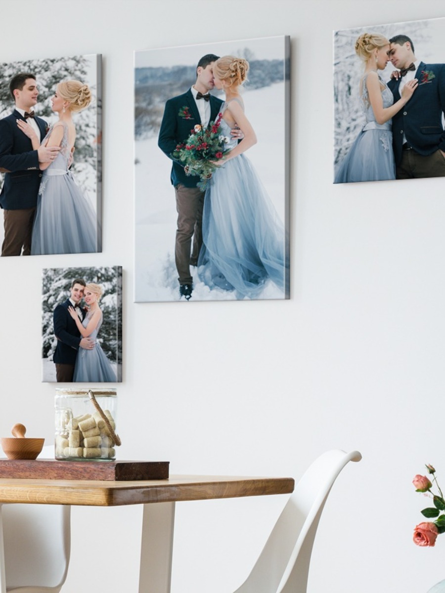 Capturing Your Winter Wedding Fairy Tale With CanvasDiscount.com