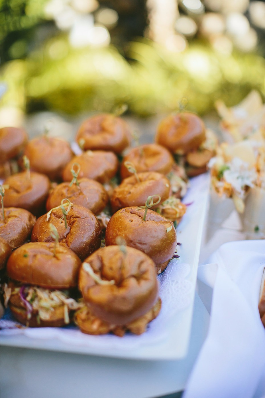 chicken sliders for your wedding reception