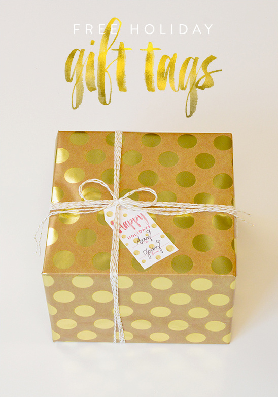 Free Holiday Gift Tags