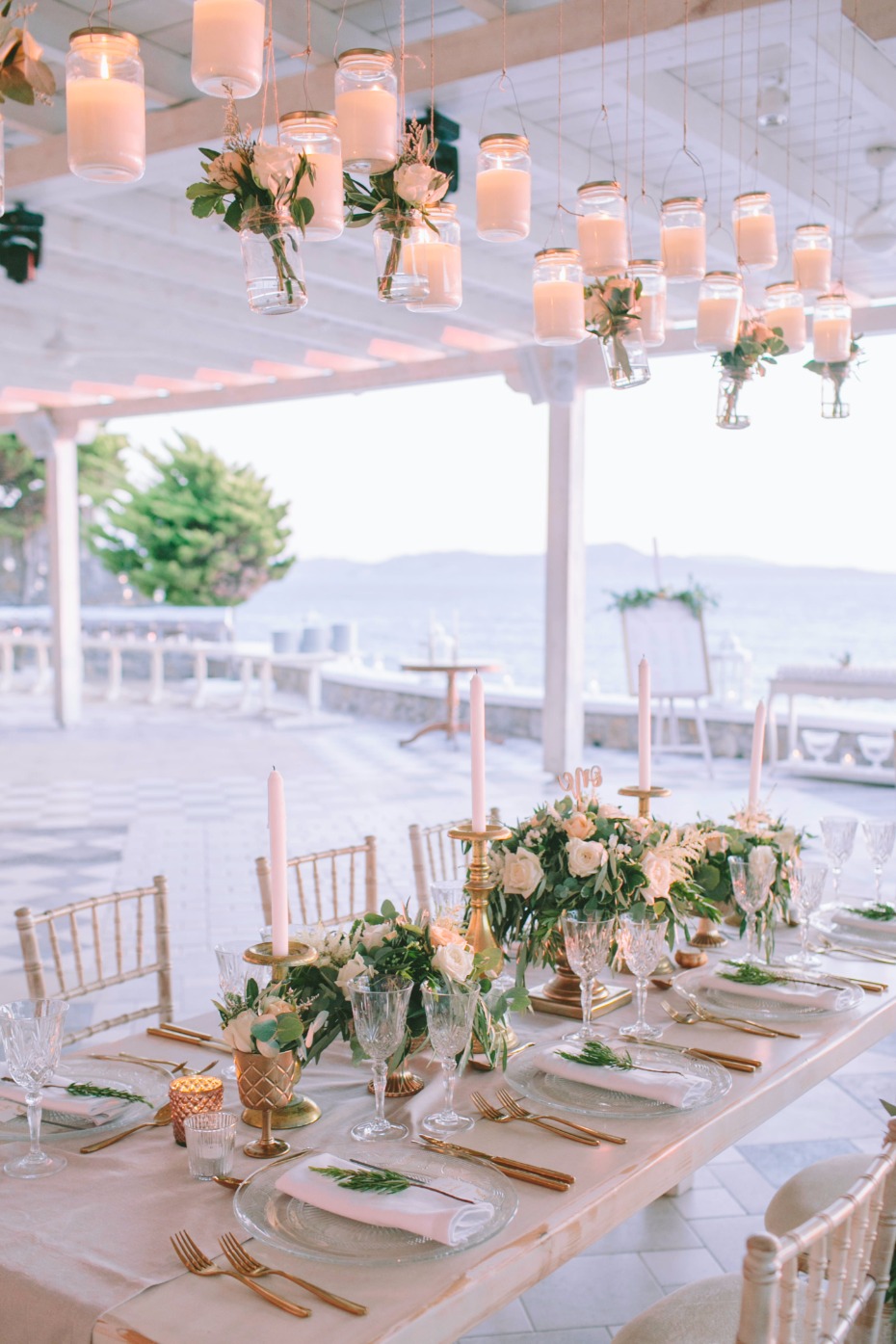 whimsical and elegant wedding table decor