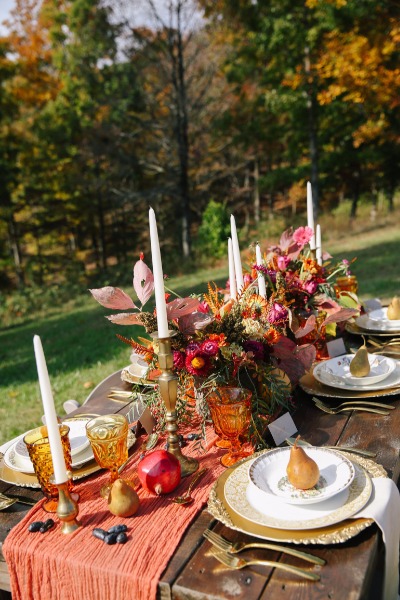 How To Throw A Fall Harvest Themed Brunch Reception