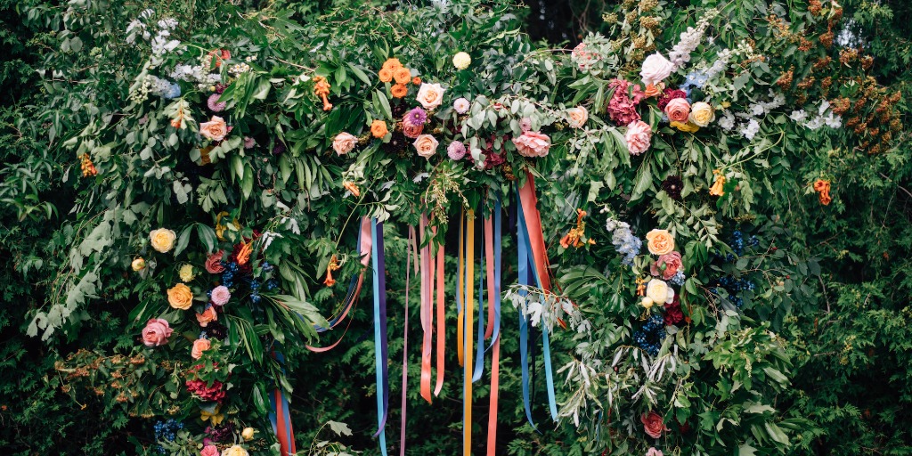 If You Love Flowers this Modern Secret Garden Wedding is for You