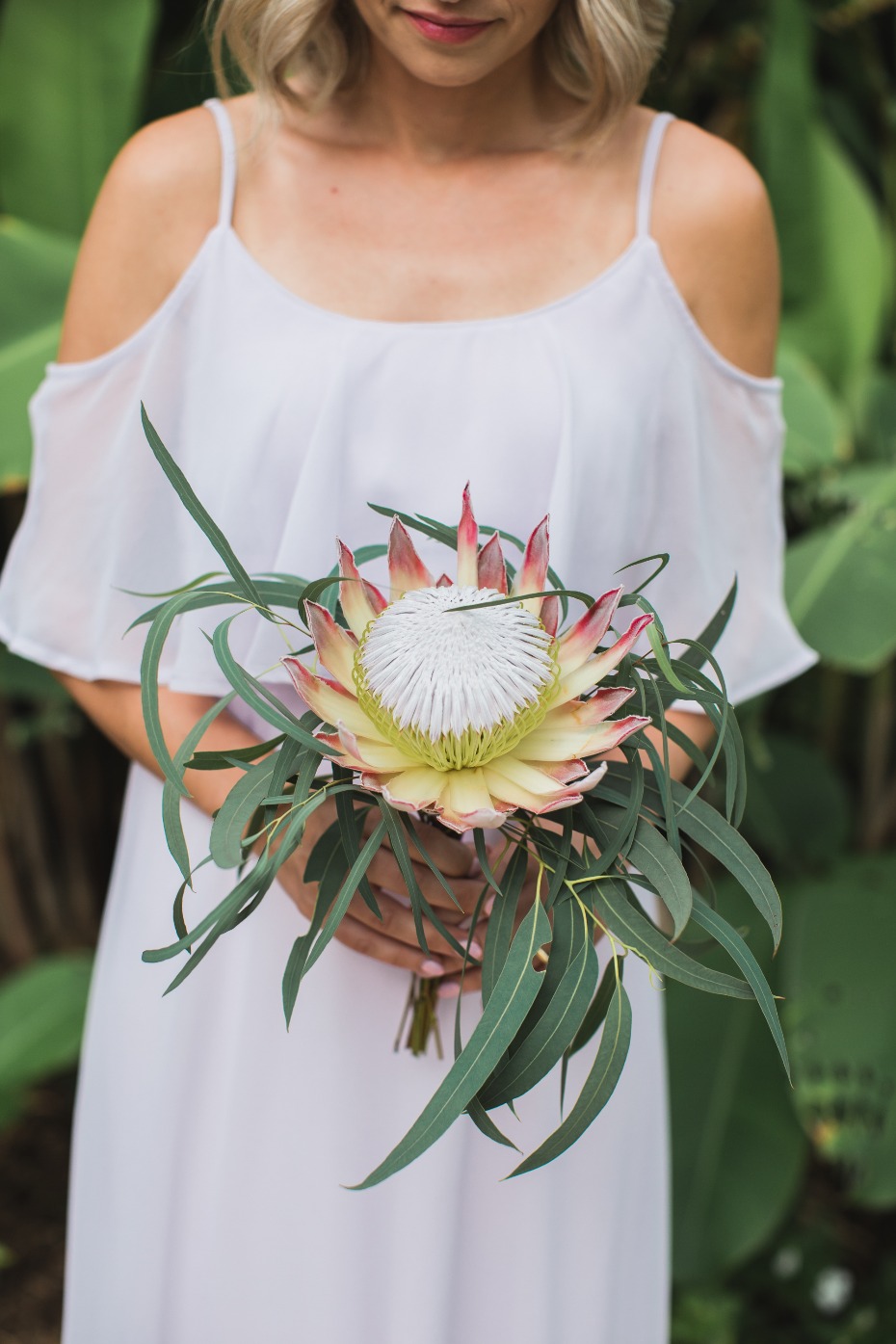 King protea bridesmaid bouquet