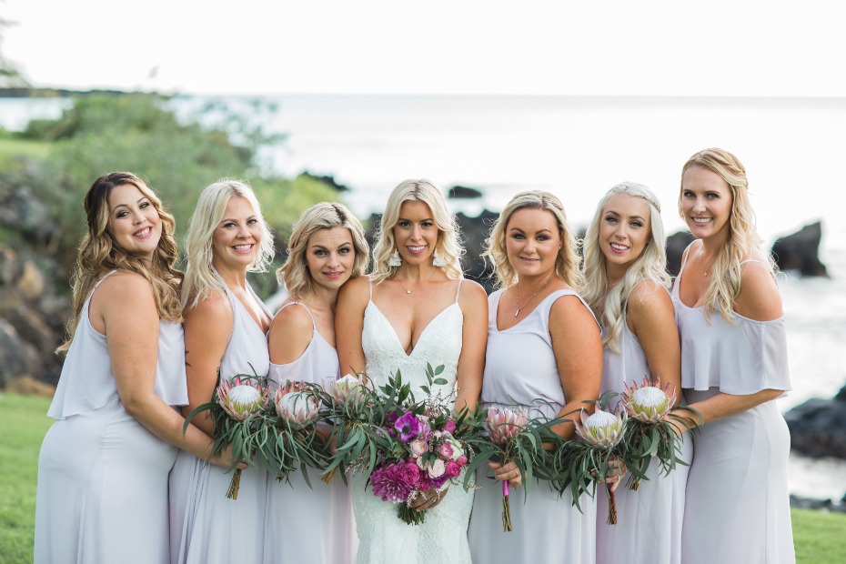 Relaxed wedding in Maui