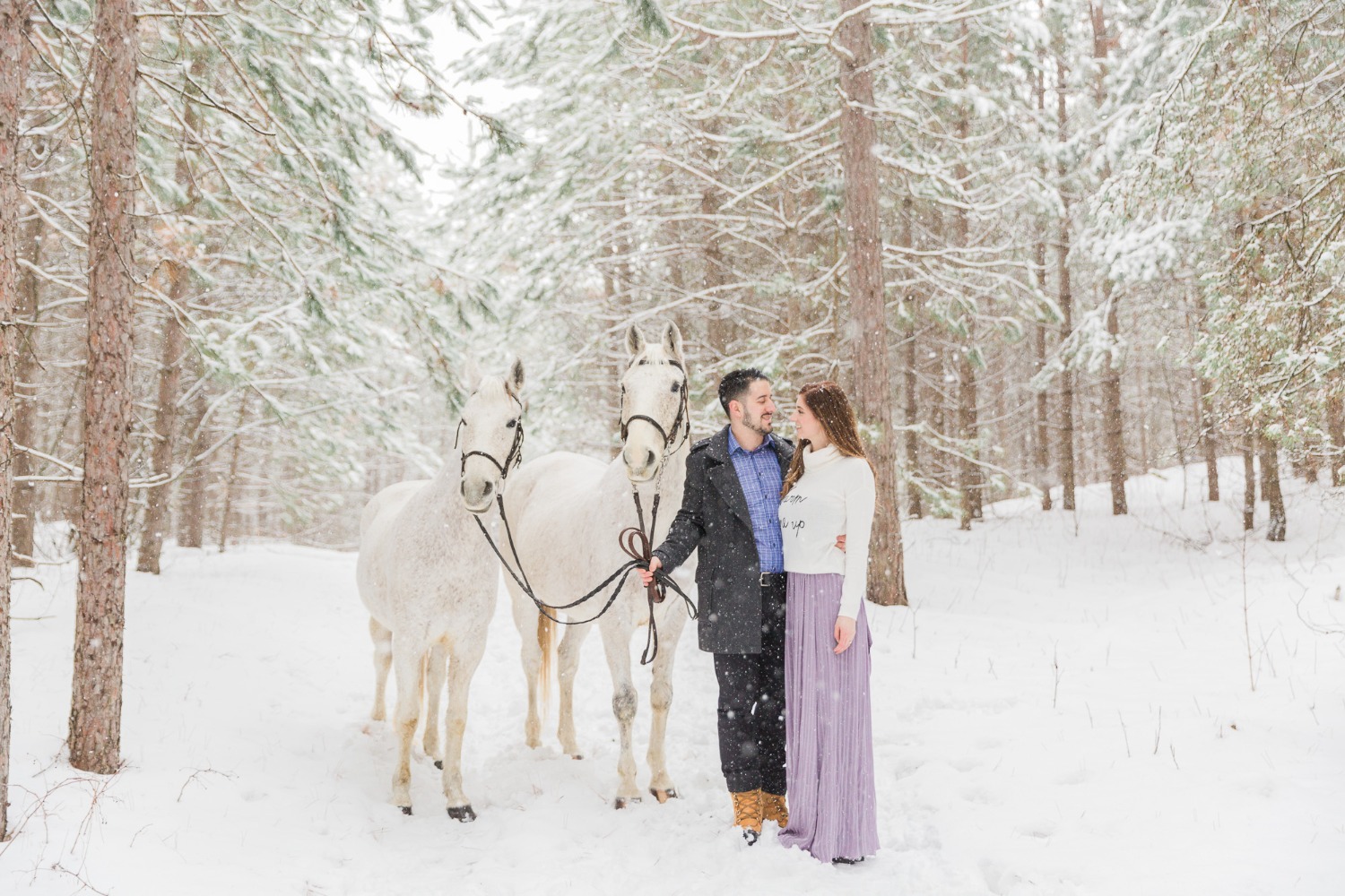 onelovetwohorsesandatonofsnowengagementshoot23