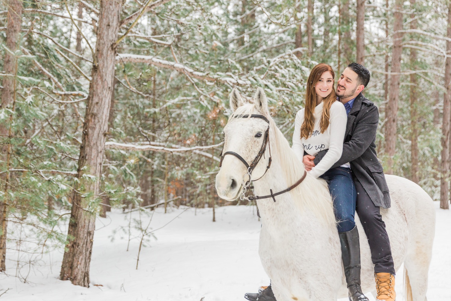 onelovetwohorsesandatonofsnowengagementshoot47