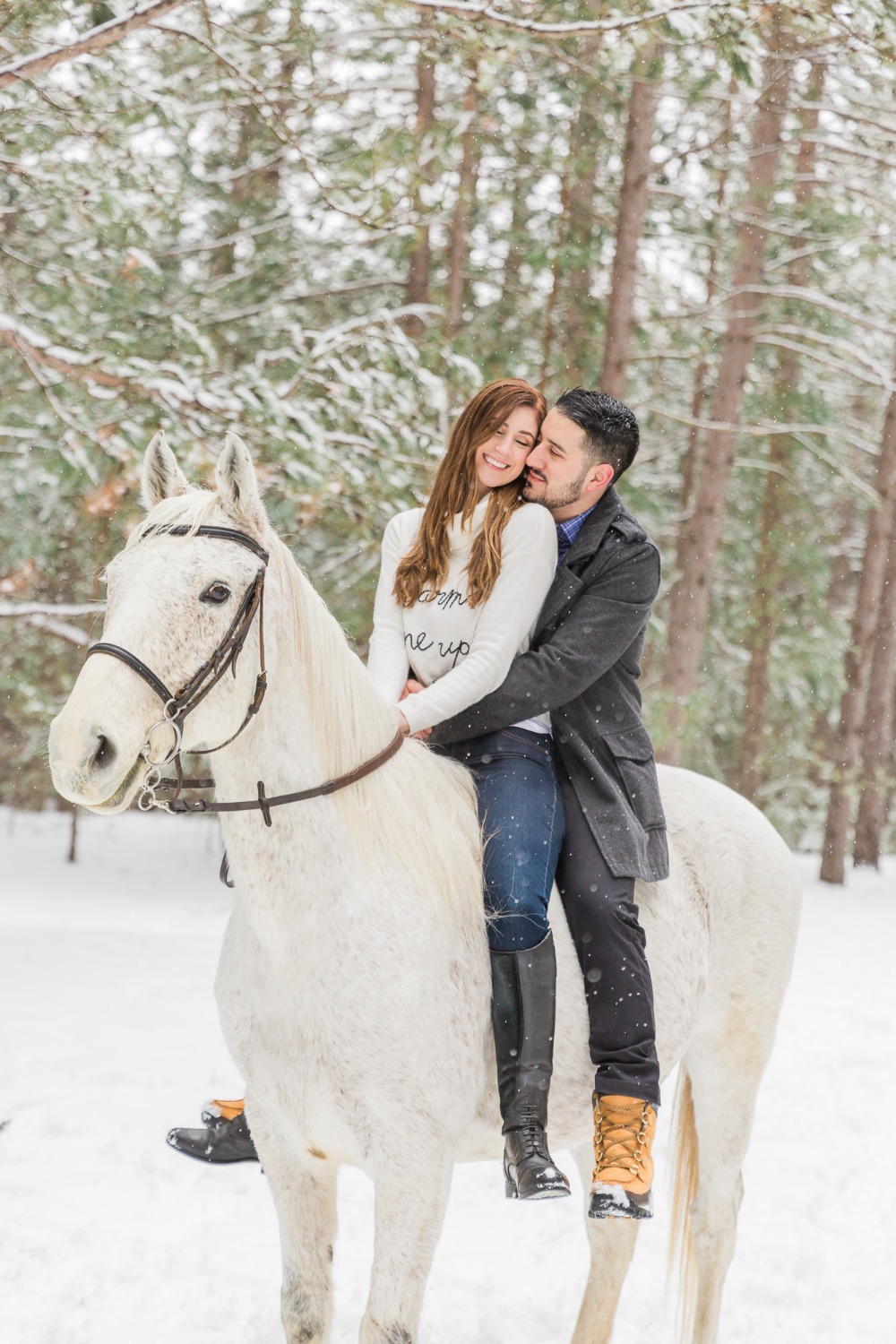 onelovetwohorsesandatonofsnowengagementshoot48