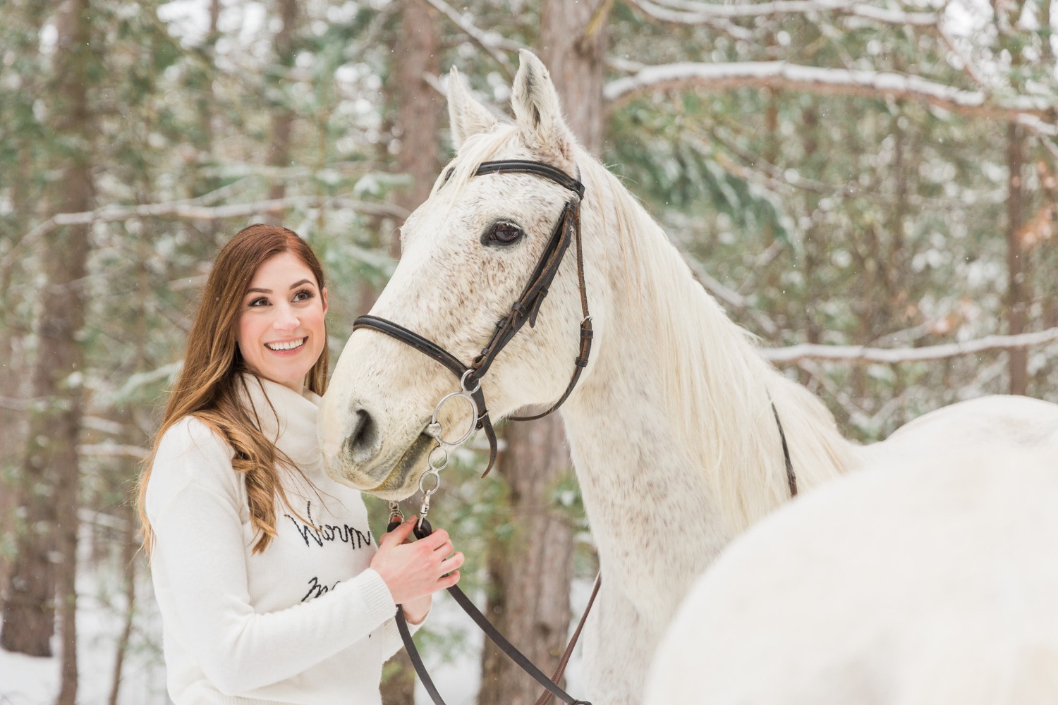 onelovetwohorsesandatonofsnowengagementshoot51