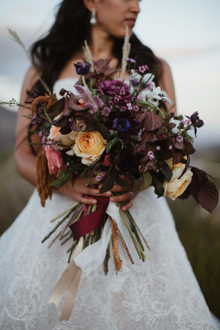 Wild and moody bouquet