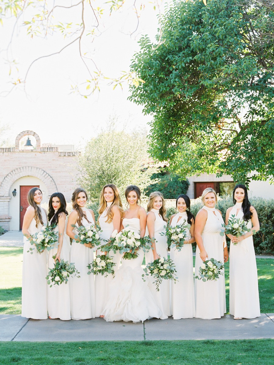 A Classic White and Greenery Wedding with Rustic Charm